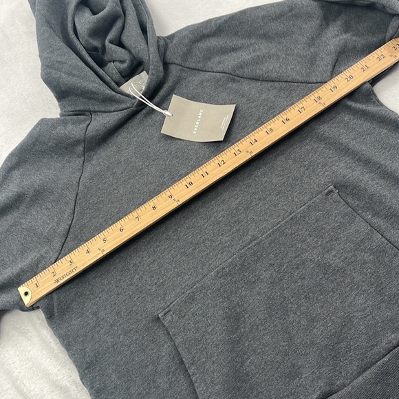 NWT Everlane Organic Cotton Gray Track Hoodie Unisex , XS, S, M - Picture 13 of 16
